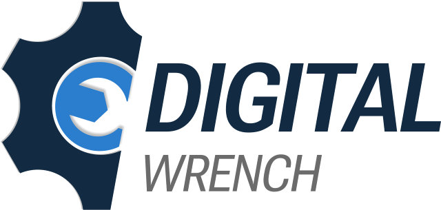 Digital Wrench Repair Shop Software Logo